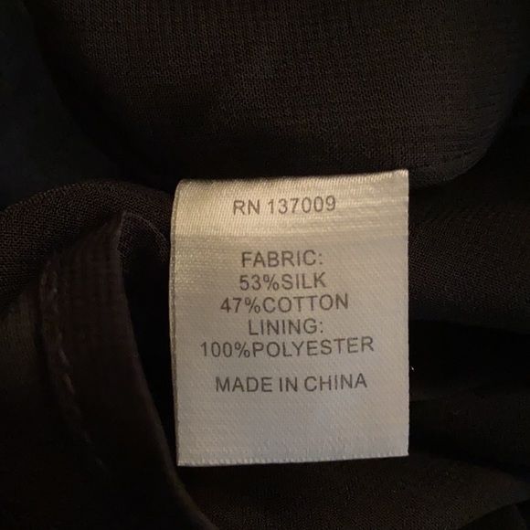 Annie Griffin Silk Navy Blue Pink Animal Print Tunic Dress w/ Sash - M - Picture 11 of 12